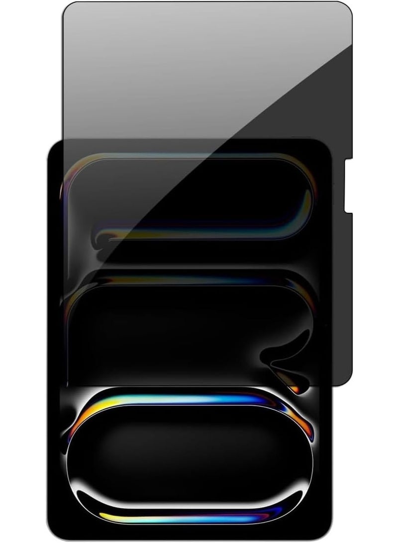 Muzz Privacy Screen Protector for Ipad Pro 11 Inch M4 2024 9H Protective Tempered Glass Anti-Scratch Privacy Screen  Anti-Bubble Screen Protector for Ipad Pro 11 2024 - Image 1