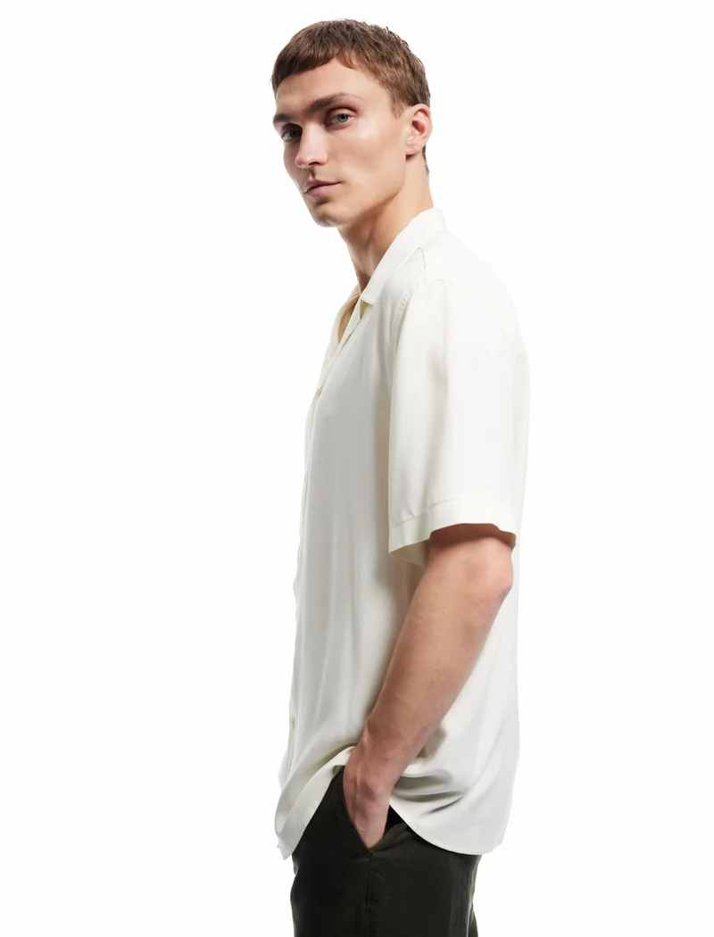 كوتون Buttoned Viscose Shirt