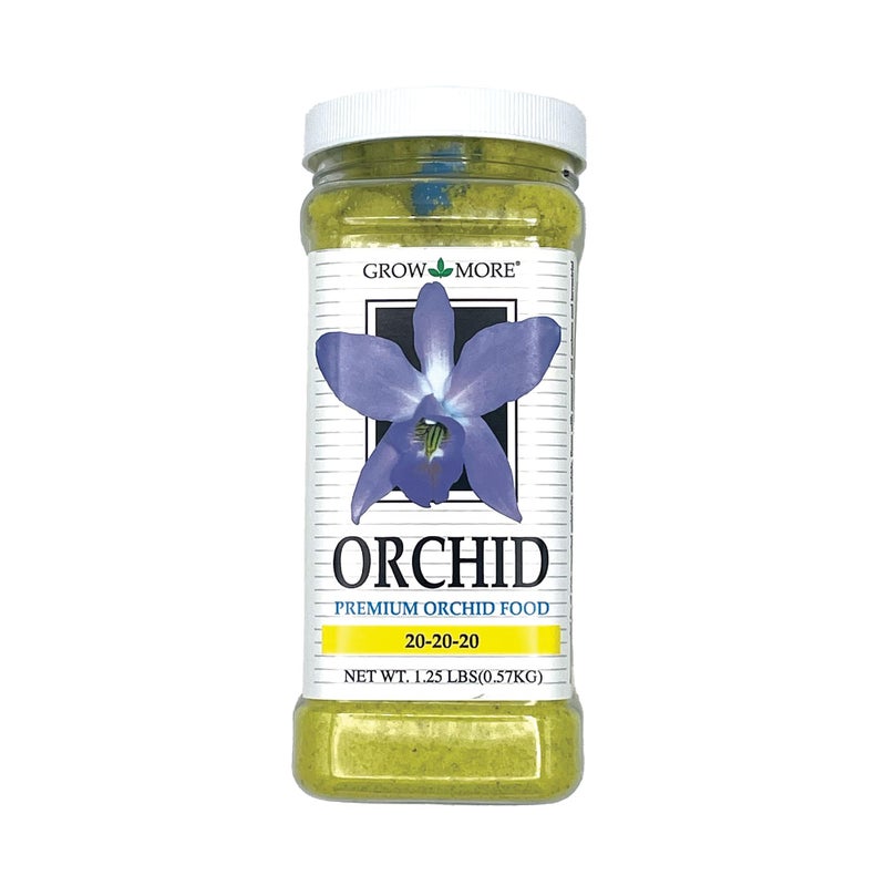 Grow More All Purpose Orchid Fertilizer 20-20-20 for Soil Maintenence Year Round - 20oz of Water Soluble Orchid Food Fertilizer for All Orchids - Plant Food for Healthy Growth & Vibrant Blooms - Image 1