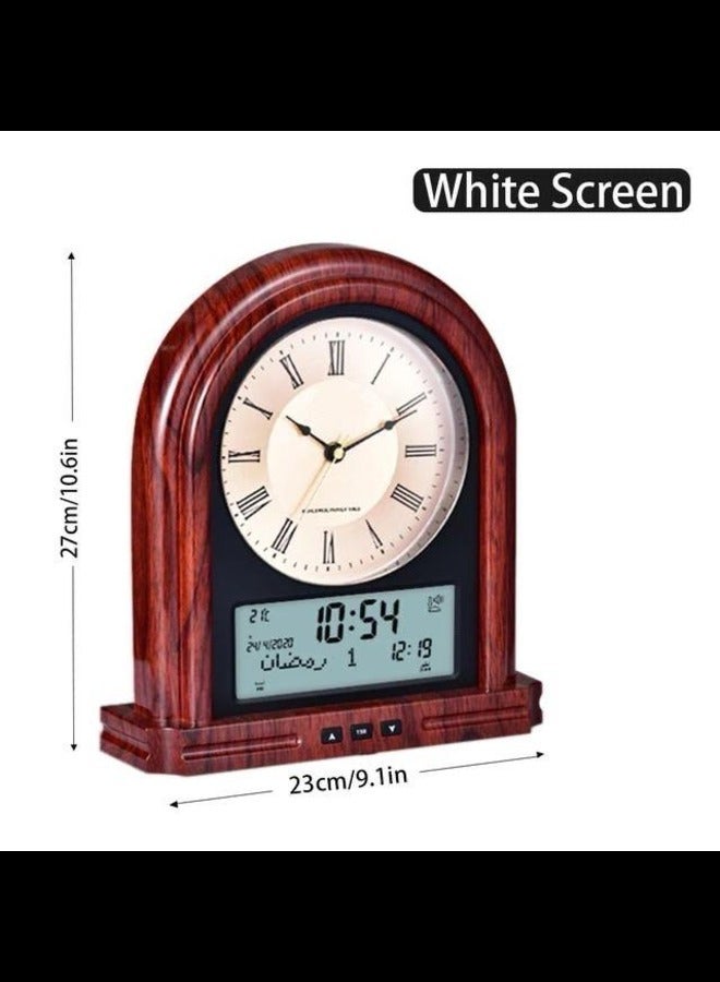 Azan Moque Wireless Prayer Clock, Muslim Wall Clock, Digital Alarm, Ramadan Home Decor, ISLM Calendar - Image 5