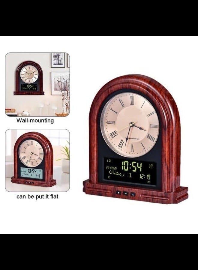 Azan Moque Wireless Prayer Clock, Muslim Wall Clock, Digital Alarm, Ramadan Home Decor, ISLM Calendar - Image 4