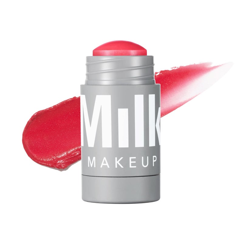 Milk Makeup Lip + Cheek Stick â€“ Buildable Cream Blush + Lip Color w/Hydrating Mango Butter + Avocado Oil for a Natural Flush â€“ Long-Lasting, Multiuse, Vegan Formula â€“ Flip (True Red), 0.21 oz - Image 1