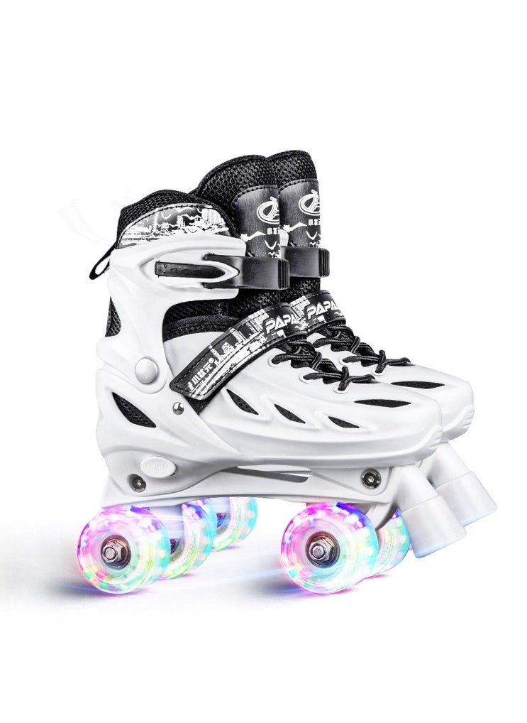 LIMOS Kids Adjustable Roller Skates with Light Up Wheels Perfect for Beginners & Growing Feet  - Image 1