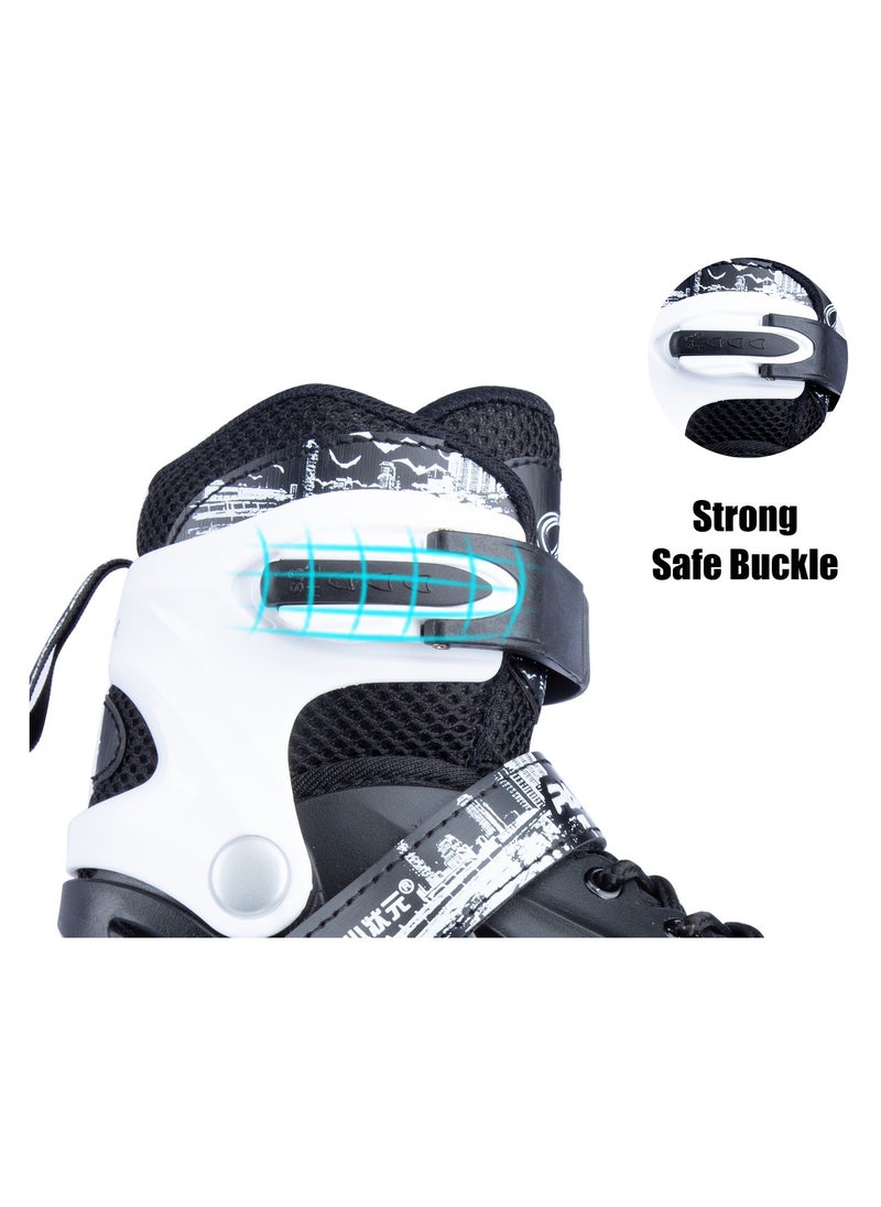 LIMOS Kids Adjustable Roller Skates with Light Up Wheels Perfect for Beginners & Growing Feet  - Image 3