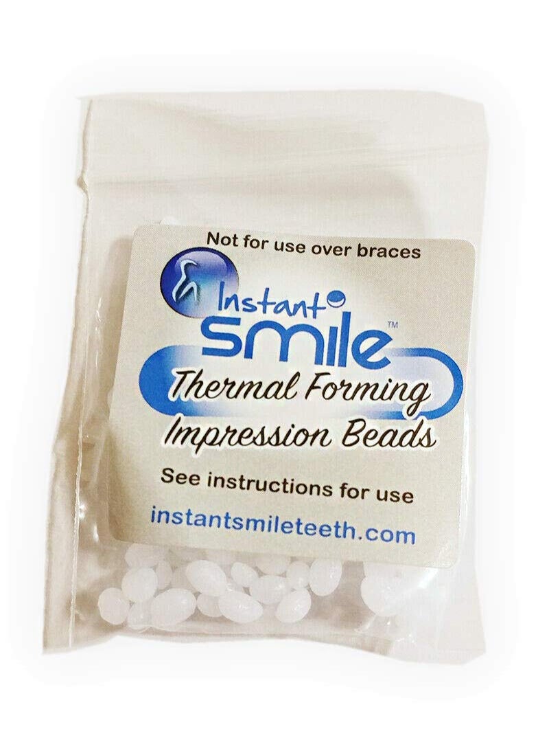 Instant Smile 3 Pack Included Thermal Forming Impression Beads，Fitting Beads，Can Be Used for Any Billy Bob Teeth OR Instant Smile Teeth  - Image 2