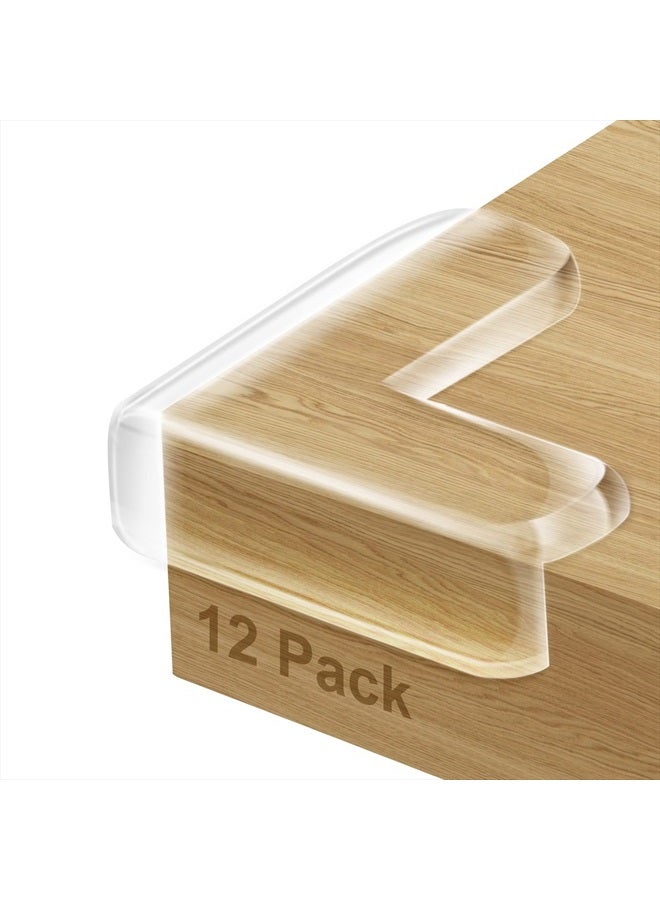 Gudui 12 Pack Corner Guards Corner Protectors for Baby Furniture Corner & Edge Safety Bumpers Baby Proofing Bumper Cushion for Table Furniture Sharp Corners - Image 1