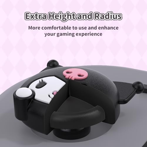 Kuitmor Cute Thumb Grip Caps for PS5,Soft Silicone Joystick Caps,Cute Cartoon Thumbstick Grips Compatible with PS5/PS4/Switch Pro Controller 4PCS - KLM - Image 3
