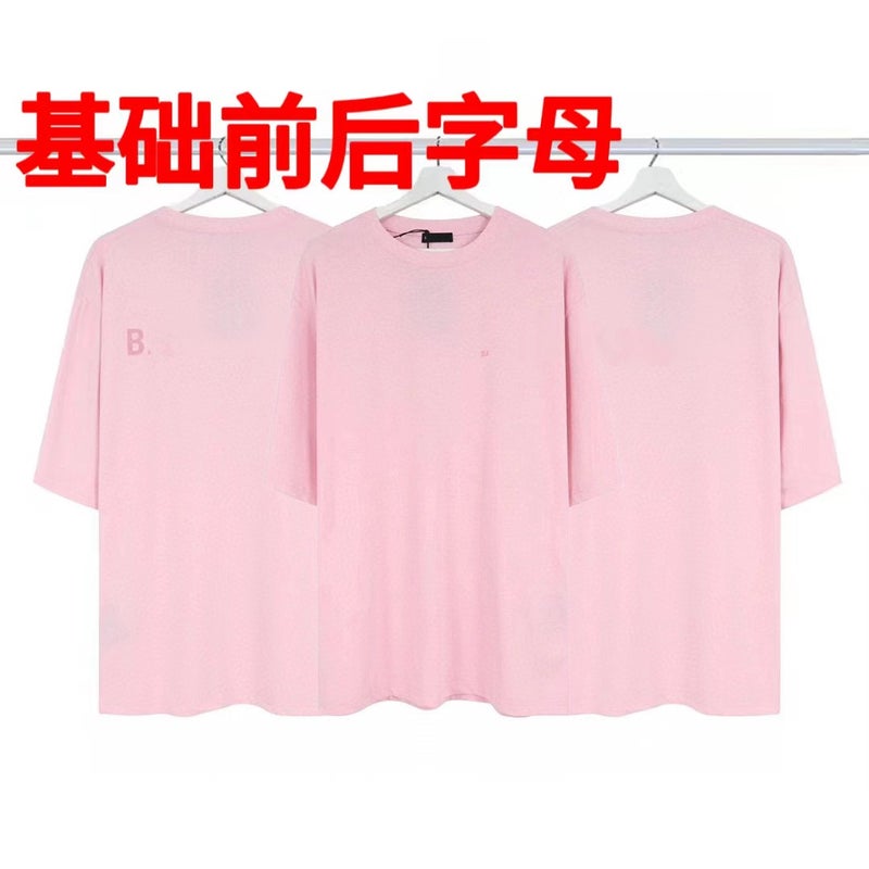 24Ss New Round Neck Short-Sleeved Classic Cola Wave Casual Loose Men And Women Couple Tops Trendy Tee Summer T-Shirts - Image 1