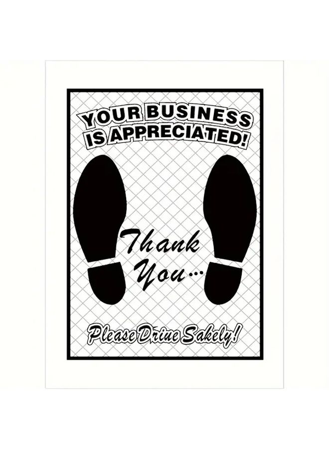 White Disposable Car Floor Mats 20 Pack Paper Auto Detailing Wash Protectors - Image 1