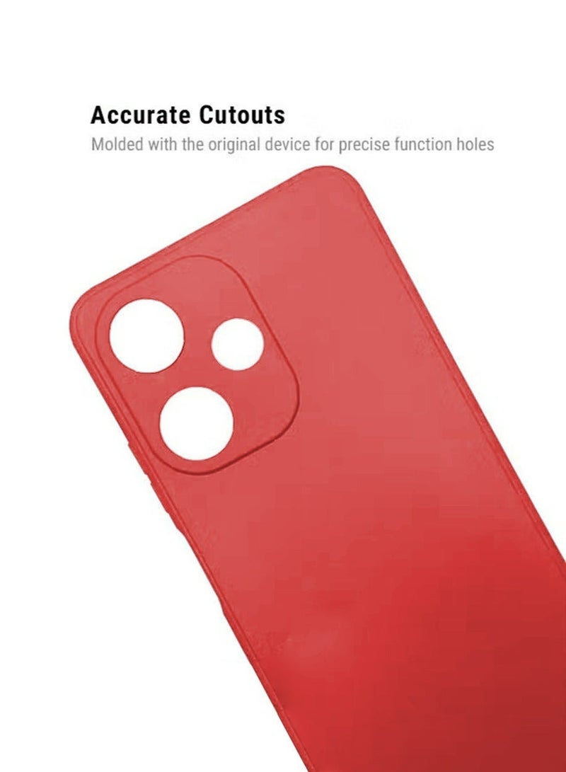 Infinix Hot 30i/Hot 30i NFC/X669 Silicone Back Case Cover Mobile Phone Accessories with Anti-drops Anti-fingerprints Camera Protection Soft Anti-scratches Anti-drops Anti-fingerprints Protector - Image 5