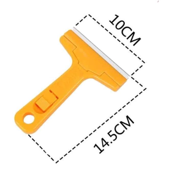 GNOLY Heavy Duty Cleaning Scraping Hand Tool for Putty Residue Stains Paints Glue Mud Wallpaper Removing Remover Cleaner Putty KnifePaint Scraper SpackleScraper ToolPaint Scraper 1Pcs - Image 5