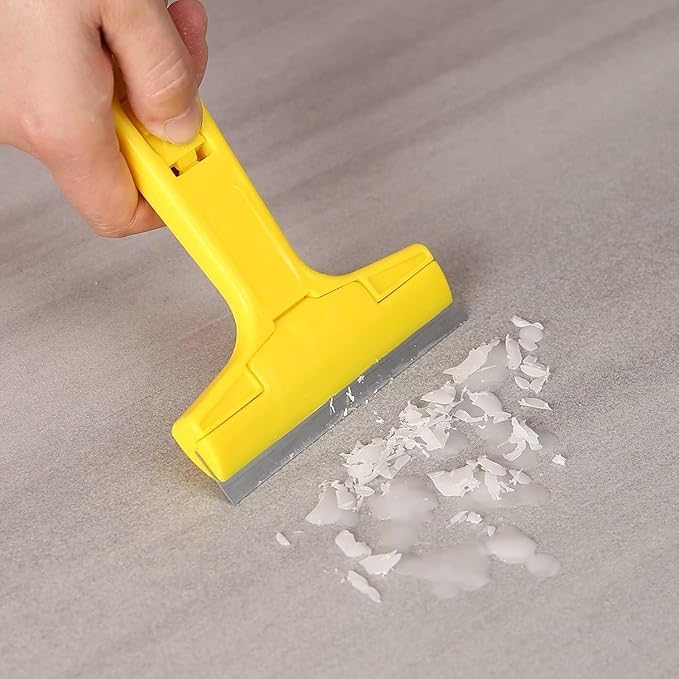 GNOLY Heavy Duty Cleaning Scraping Hand Tool for Putty Residue Stains Paints Glue Mud Wallpaper Removing Remover Cleaner Putty KnifePaint Scraper SpackleScraper ToolPaint Scraper 1Pcs - Image 2