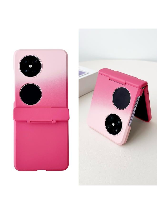 زبون جراب لهاتف Huawei Pocket 2 مصنوع من الجلد ومقاوم للصدمات بتغطية كاملة من البولي كربونات - Image 1