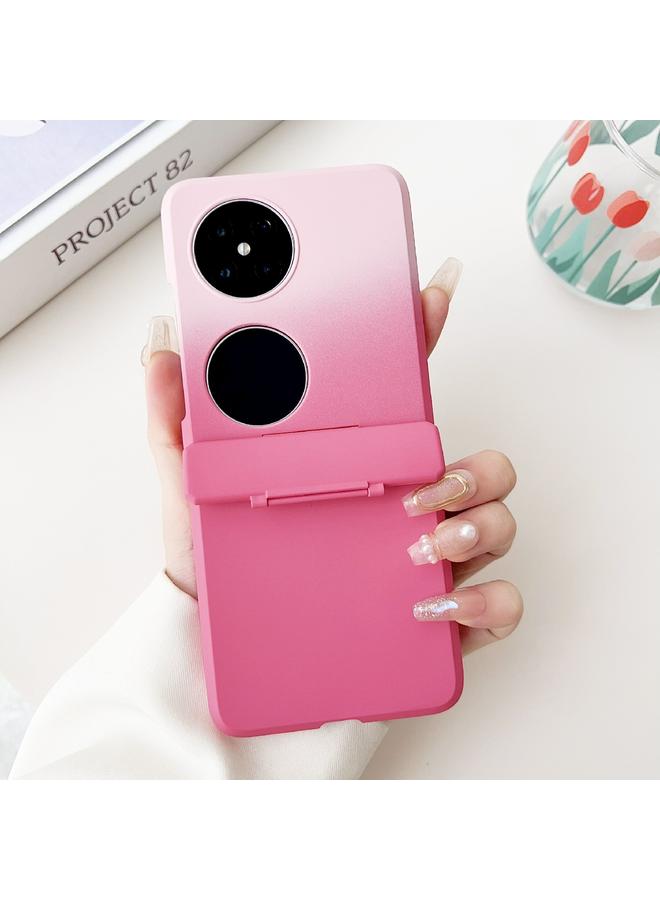 زبون جراب لهاتف Huawei Pocket 2 مصنوع من الجلد ومقاوم للصدمات بتغطية كاملة من البولي كربونات - Image 3