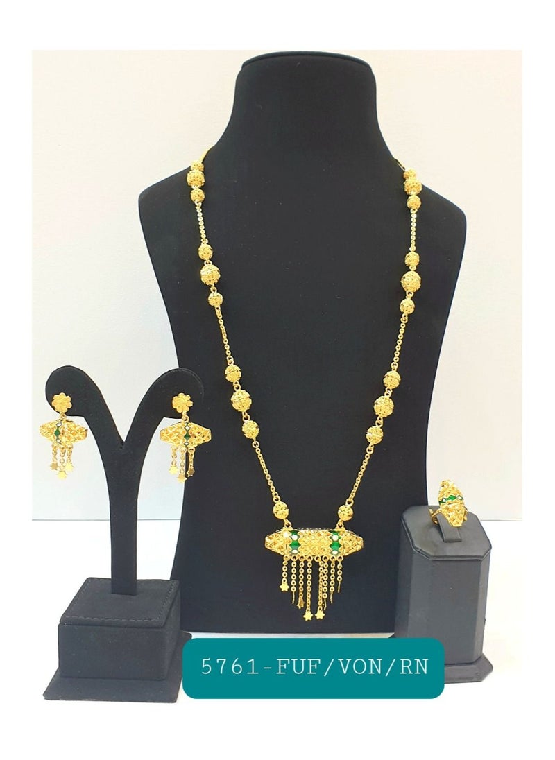 Generic - 1gram gold plated Jewellery Set - Image 1