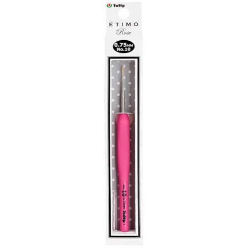 Tulip Needle Company TEL-10E Etimo Rose Steel Crochet Hook-Size 10/.75mm - Image 2