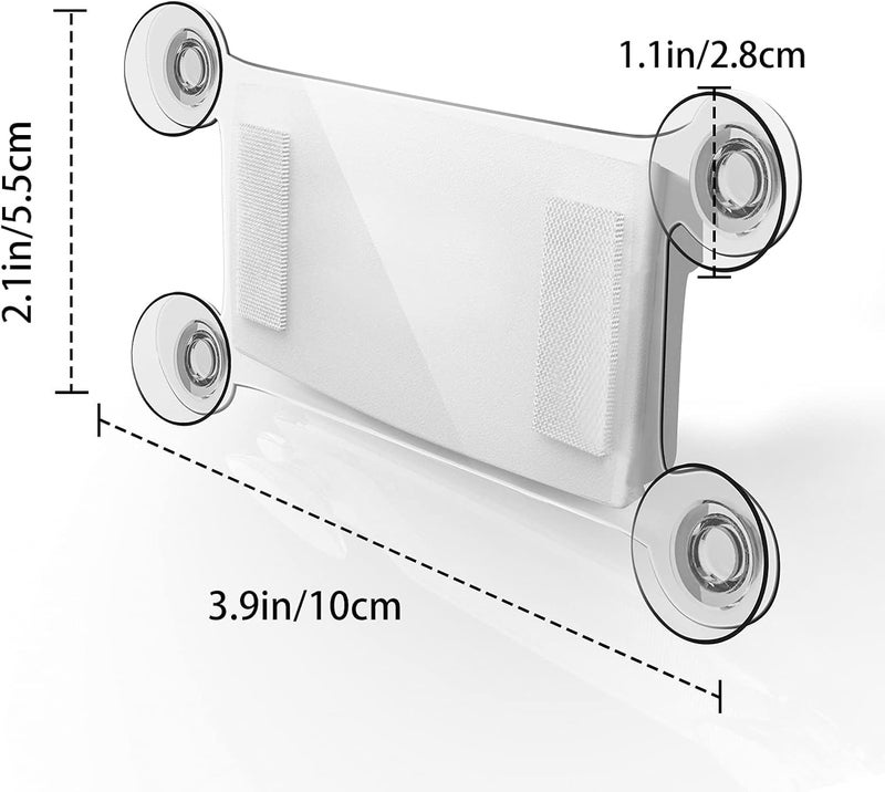 ChengFu EZ Pass Holder - IZoom/IPass Holder/Toll Pass/TransponderHolder Compatible with Most US States Toll Pass Windshield Mount Suction Cup Holder(4 Mounting Strips Included) - Image 2