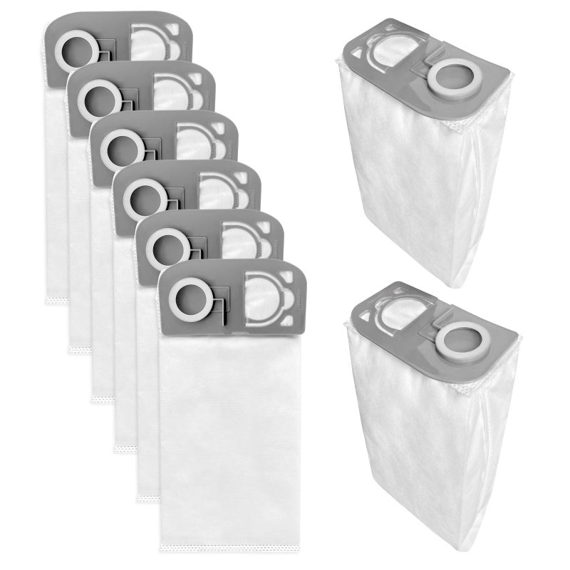 8 Pack HEPA R25 Vacuum Cleaner Bags Compatible for Riccar R25 Series R25S R25D R25P Upright Vacuums Part R25HC6