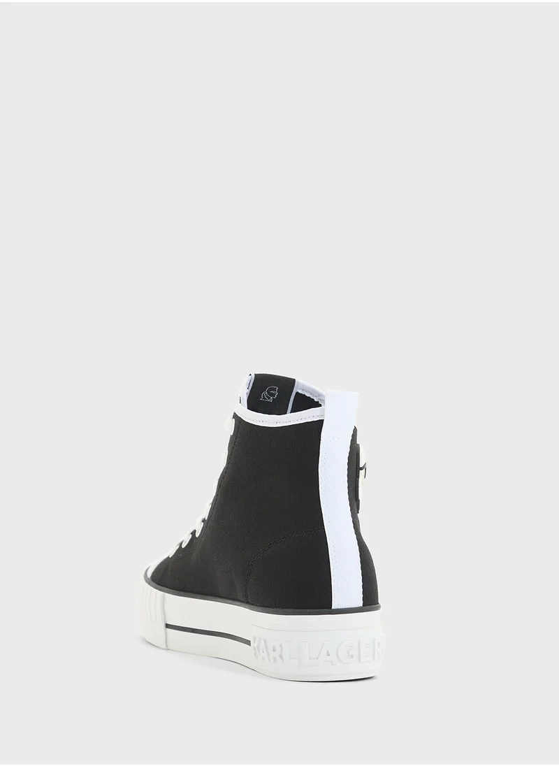 كارل لاغرفيلد Kampus Max Nft Patch High Top Sneakers