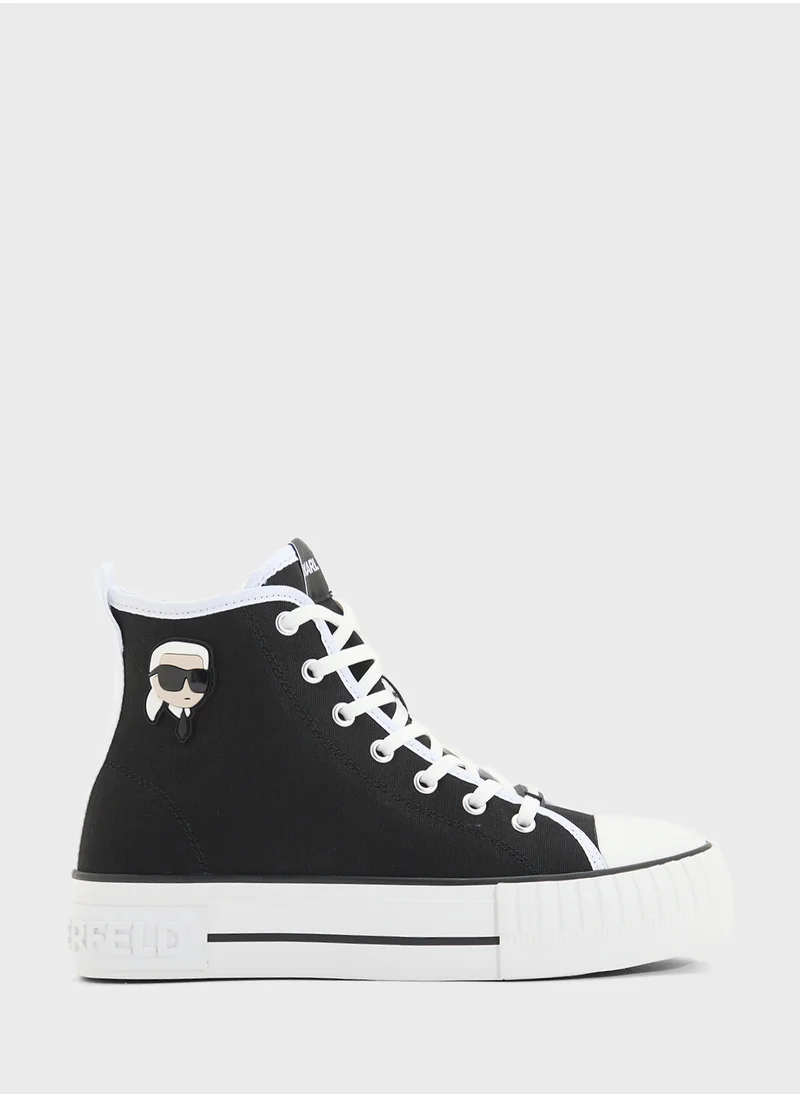 كارل لاغرفيلد Kampus Max Nft Patch High Top Sneakers