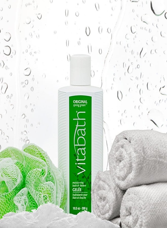 Vitabath Original Spring Green Moisturizing Bath & Shower Gel Wash Intoxicating Botanical Skin Rejuvenation, Hydrating Dry Skincare, Body Cleanser & Foaming Gelee - 10.5 oz - Image 2