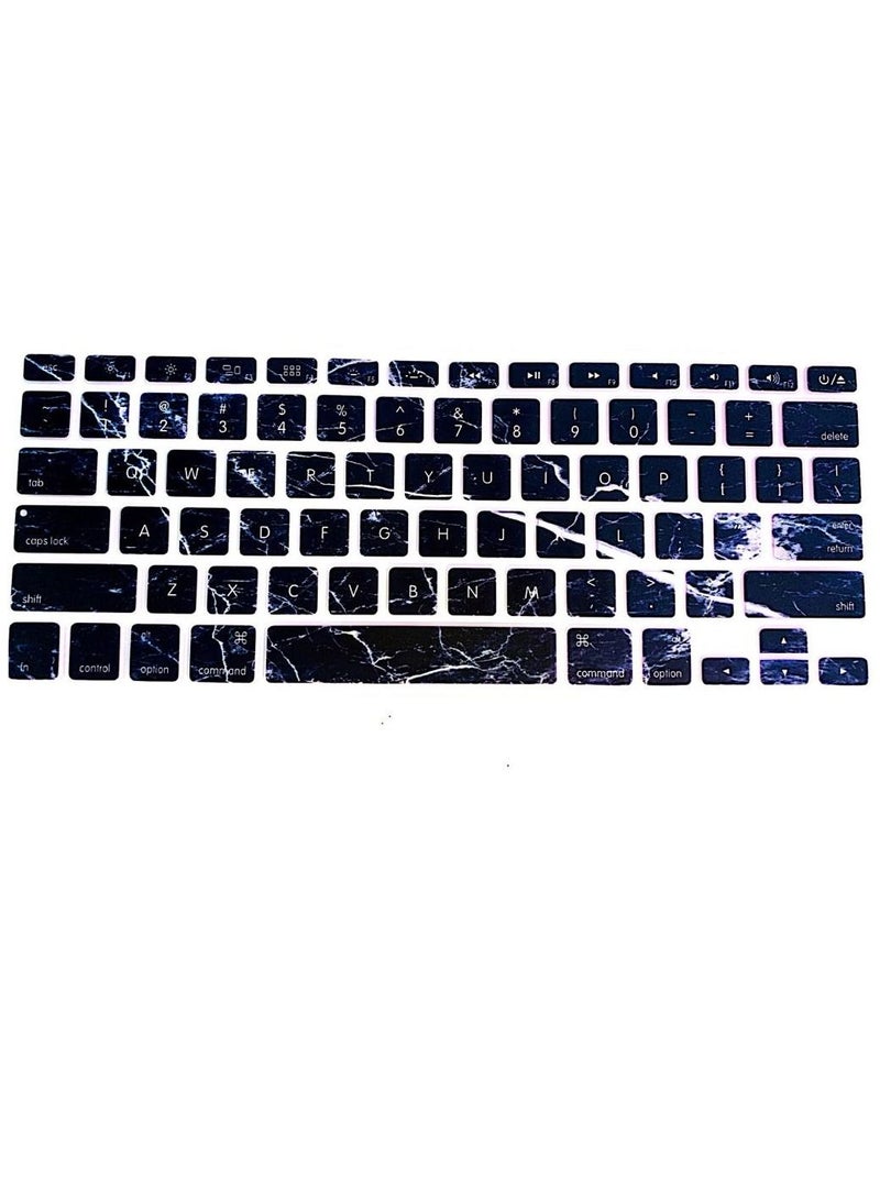 Ntech English Language Silicone Keyboard Cover for A1466 A1369 MacBook Pro 13/15/17in A1278/A1425/A1502/A1286/A1398 US Layout - Image 1