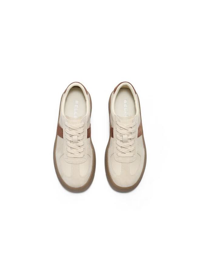 Belle Chestnut Pastry Retro Thick Sole Height Increasing Derby Shoes Women Color Block Casual Shoes Jd002cm5 Brown 40 - Image 4