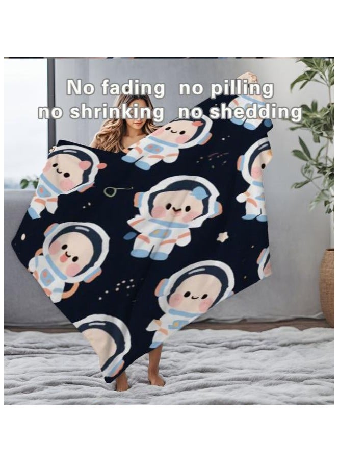 عام بطانية رقيقة من الفانيلا الكرتونية للأطفال أو الطلاب (دافئة ومريحة ومناسبة للنوم والألعاب) 100 سم * 150 سم - Image 5