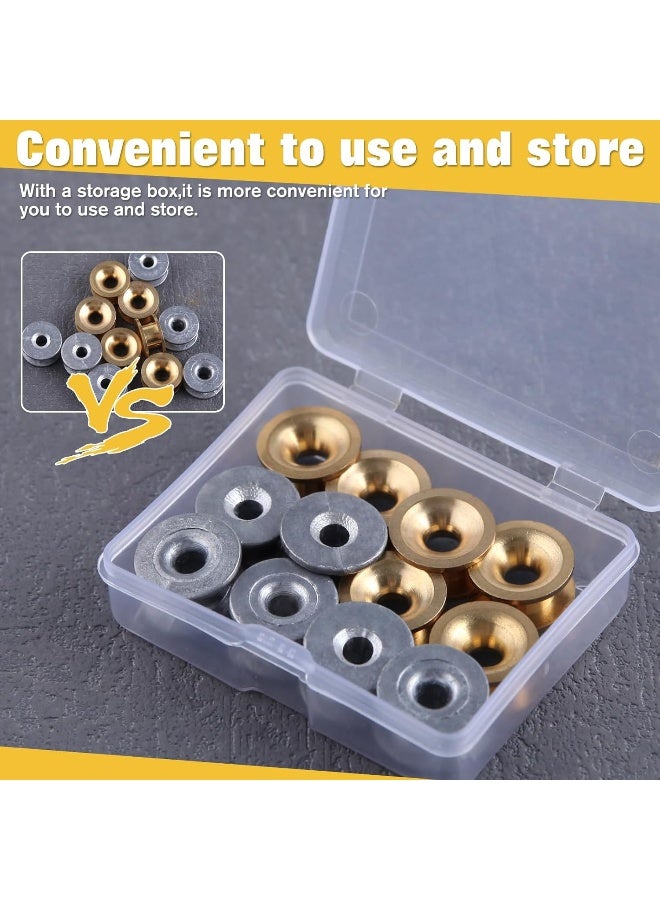 SPEEDWOX 12 Pieces Grass Trimmer Head Eyelets Sleeve String Trimmer Garden Brush Cutter Parts Accessories Replacement Parts For Engine String Trimmers With Plastic Storage Box - Image 5