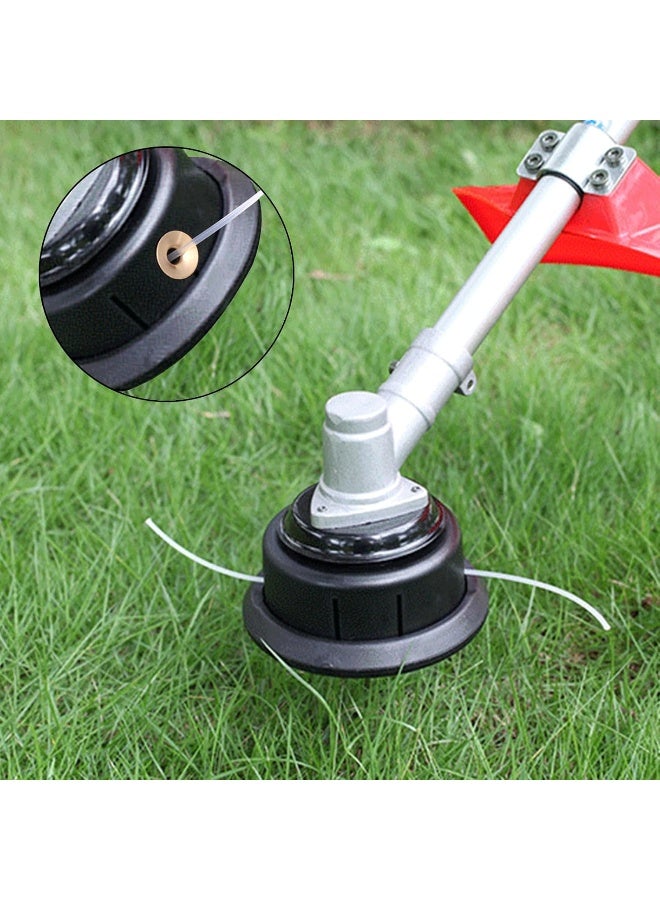 SPEEDWOX 12 Pieces Grass Trimmer Head Eyelets Sleeve String Trimmer Garden Brush Cutter Parts Accessories Replacement Parts For Engine String Trimmers With Plastic Storage Box - Image 2