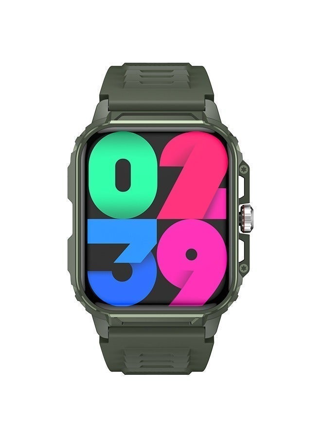 JOYFOCUS Y1 Smartwatch Low-Power Sports Watch Health Monitoring, Sleep Tracking, Bluetooth Calls, Social Notifications-Green - Image 2