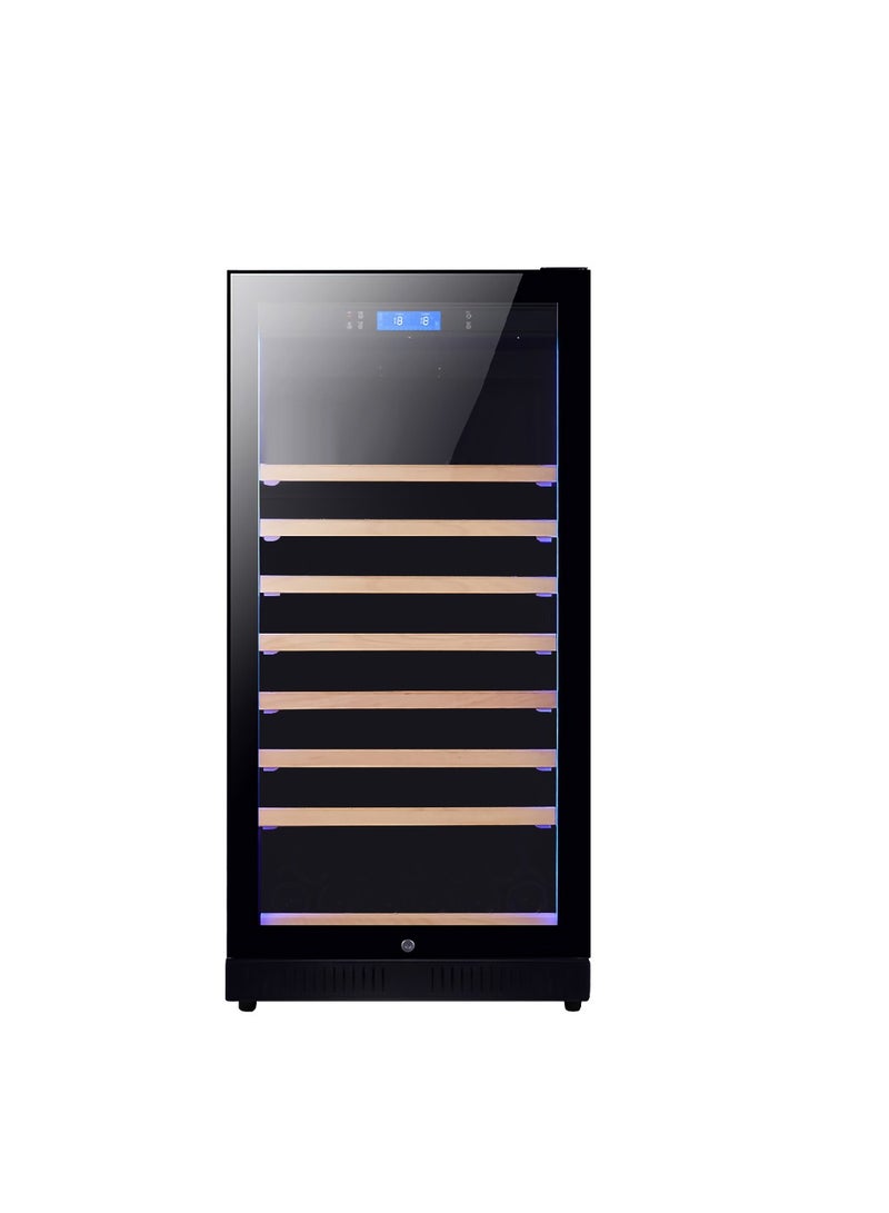 Cool Baby COOLBABY Constant Temperature Air cooled Wine Cabinet Red Wine Tea Leaf Integrated Cabinet with Lock Drinks Fruit Refrigerated Preservation 80pcs Capacity  - Image 1