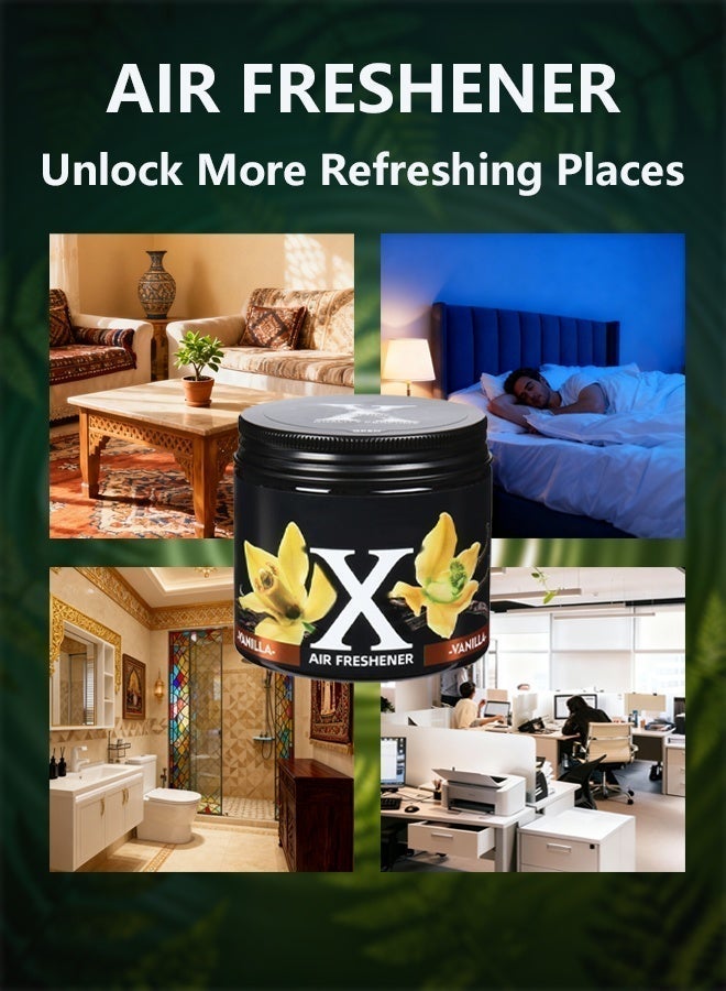 Car Air Freshener Solid Car Perfume Air Freshener, Long-lasting Diffuser, Car Aroma Diffuser, Scent Eliminator for Home Closets, Gyms, RVs,220g,Blackcurrant - Image 3