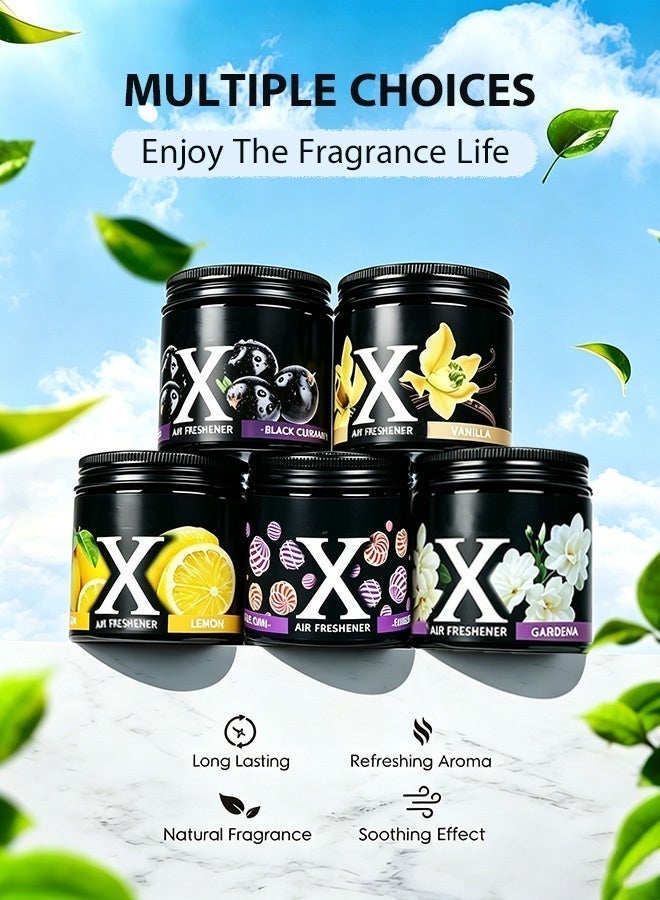 Car Air Freshener Solid Car Perfume Air Freshener, Long-lasting Diffuser, Car Aroma Diffuser, Scent Eliminator for Home Closets, Gyms, RVs,220g,Blackcurrant - Image 4