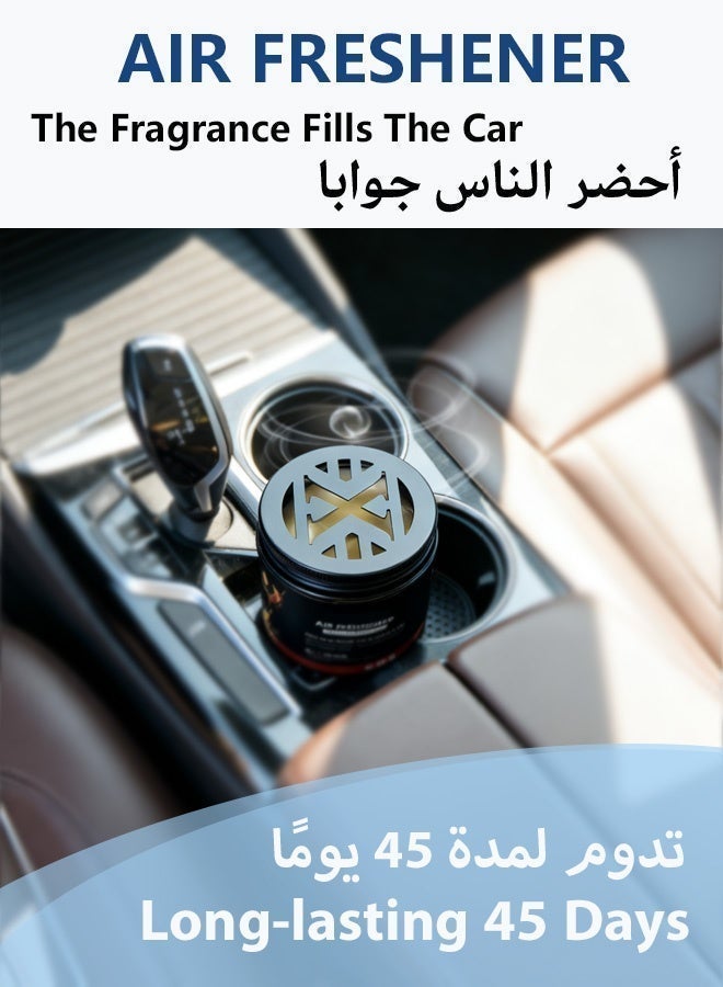 Car Air Freshener Solid Car Perfume Air Freshener, Long-lasting Diffuser, Car Aroma Diffuser, Scent Eliminator for Home Closets, Gyms, RVs,220g,Blackcurrant - Image 2