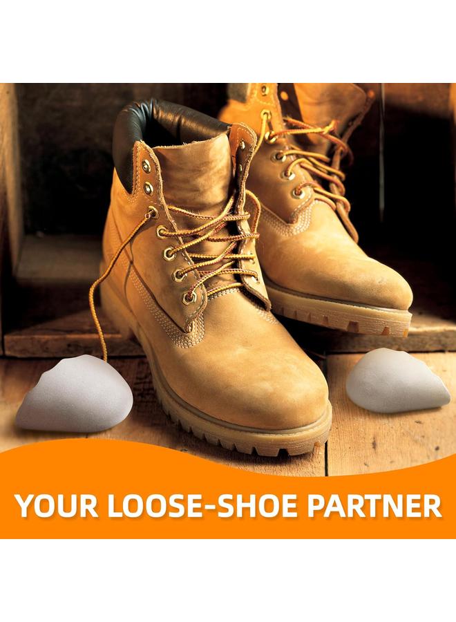 كوفوز ٢ زوج من حشوات الأصابع، حشوات أصابع للأحذية اللي أكبر من المقاس، حشوات قابلة للتعديل للأحذية، تمنع انزلاق الكعب وتخلي الأحذية تناسب، للرجال والستات (مقاس أكبر واحد لتنين) - Image 4