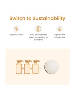 Earth Rhythm 100% Virgin Coconut Shampoo Bar Restores Shine, Deeply Nourishes Hair, Stimulates Hair Growth, Sulphate & Paraben Free, Men & Women - 80 Gm  - Image 5
