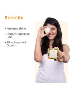 Earth Rhythm 100% Virgin Coconut Shampoo Bar Restores Shine, Deeply Nourishes Hair, Stimulates Hair Growth, Sulphate & Paraben Free, Men & Women - 80 Gm  - Image 2