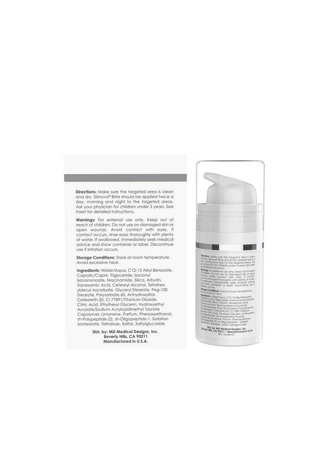 Skinuva Kinuva® Brite Hyperpigmentation Treatment Skin Brightening Cream Dark Spot Treatment Formulated With Highly Selective Growth Factors Suitable For All Skin Types  - Image 3