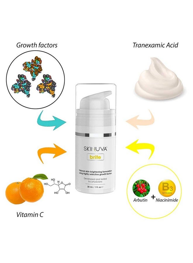 Skinuva Kinuva® Brite Hyperpigmentation Treatment Skin Brightening Cream Dark Spot Treatment Formulated With Highly Selective Growth Factors Suitable For All Skin Types  - Image 5