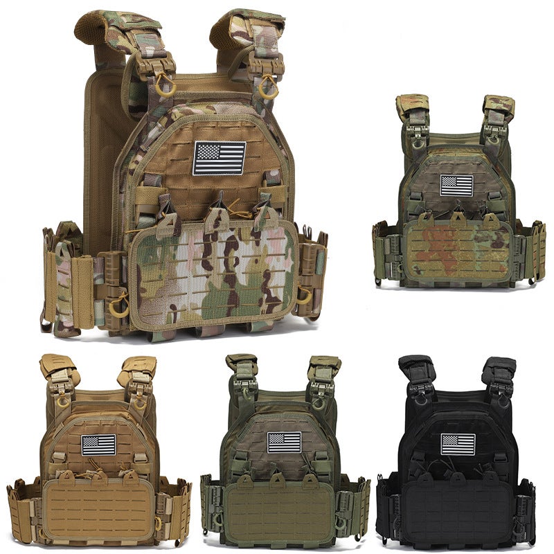 Unisex Waterproof Tactical Vest Quick-Release Outdoor Training Set - Image 2