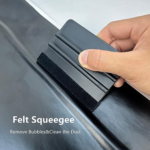 GUGUGI Car Wrapping Vinyl Tool Kit Window Film Tint Tools Kit with Car Edge Wrap Squeegee, Vinyl Felt Squeegee, 9mm Utility Knife with 10pcs Blades, and Safety Cutter - Image 5