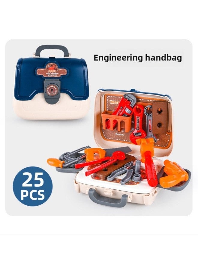 Toys Children's Messenger Bag Toys Play House Toys Boys And Girls Stall Toys Small Gifts Toys-Color:24-Piece Beauty Crossbody Bag  - Image 3