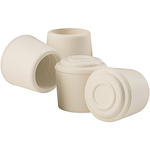 Soft Touch SoftTouch Rubber Leg Tip (4 Piece), 3/4", White - Image 1