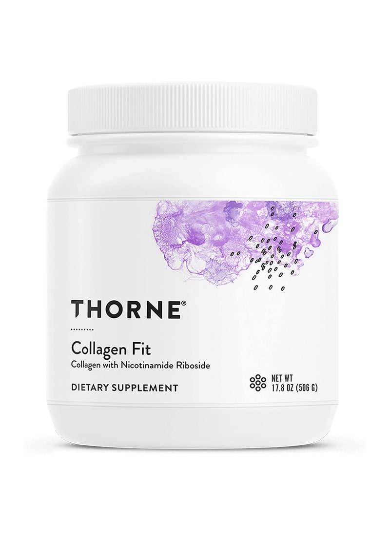 Thorne - Collagen Fit Collagen with Nicotinamide Riboside Dietary Supplement Net WT 17.8 OZ 506 grams - Image 1