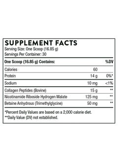 Thorne Collagen Fit Collagen with Nicotinamide Riboside Dietary Supplement Net WT 17.8 OZ 506 grams  - Image 2