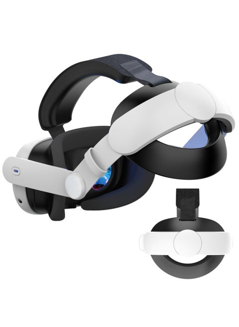 Head Strap Compatible with Meta Quest 3/3S, Adjustable Headband, Replacement Head Band for Oculus Quest 3