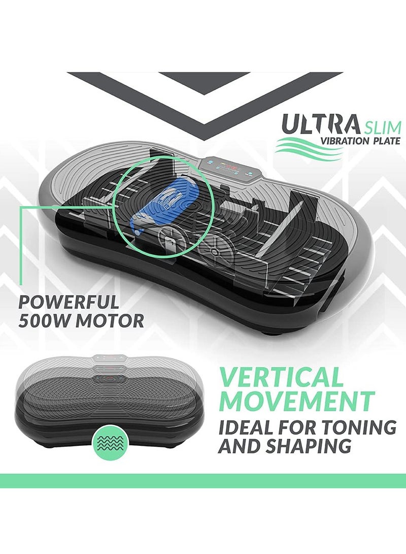 Sharpdo Vibration Plate Exercise Machine Whole Body Workout Vibrate Fitness Platform Lymphatic Drainage Machine for Weight Loss Shaping Toning Wellness Home Gyms Workout - Image 5