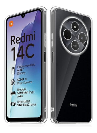 Crystal Clear Case Compatible with Xiaomi Redmi 14C / Poco C75, Camera Protection, Scratch-Resistant, Ultra Thin Protective Case, Non-Yellowing Clear Soft Silicone TPU Mobile Phone Case - pzsku/Z1F5E41FEB6F0BFCCDC8BZ/45/_/1738782546/1165cfc9-6412-48be-b22f-3ad97bbce7b8