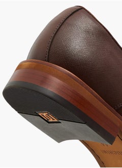 DUCHINI Mens Solid Lace-Up Derby Shoes  - Image 5